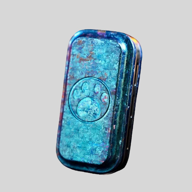 Cat God Titanium Tuning Fork EDC Slider