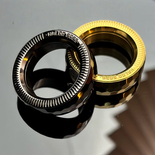 Haloo Player Ratchet Fidget Ring